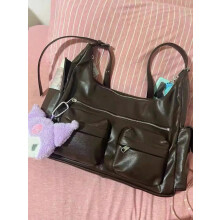 (L 2) Correct version, Song Yuqi, Kim Chae-won, Choi Kang-kyu, same brand as Korean starsMotorcycle Bags Women's Crossbody Ba