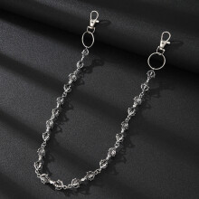 Metal Punk Waist Chain For Adults Unisex Hip Hop Rock Style Belt Loop Accessory