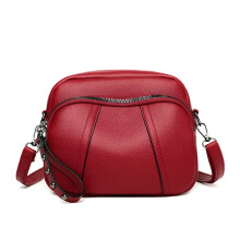 (Red-20x15.5x11cm) Fashion Soft Leather Crossbody Bags for Women 2026 Casual Female Multi Pocket Messenger Bags Retro Handbags Ladies Shoulder Bags