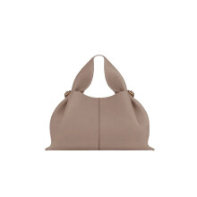 (Light Gray, Large) Fashion Women Dumpling Bags Luxury Leather Versatile Solid Color Female Shopping Crossbody Bag 2025 New Design