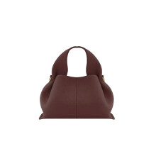 (Red, Small) Fashion Women Dumpling Bags Luxury Leather Versatile Solid Color Female Shopping Crossbody Bag 2025 New Design