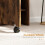 Homcom HOMCOM 80-140 cm Folding Dining Table for 4-6 Drop Leaf Table Rustic Brown 6
