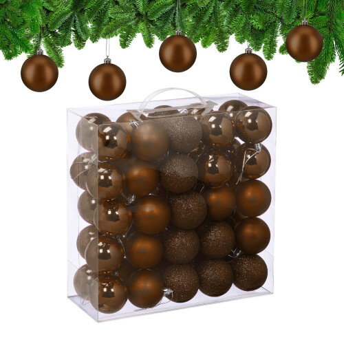 Sett med juletre, 3 design, matt og glanset 1