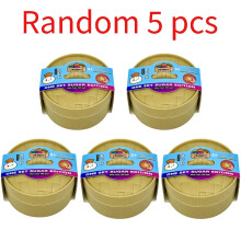 (Random 5 pcs) Dumpling squishy with steamer basket rainbow-colored xiaolongbao stress relief toy surprise blind box adult student venting gift