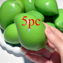 (5pc) Handmade CrispyStress Ball Squeeze Toy,ASMR Sensory Stress Relief Toy Color-Changing Mango Squishy Fidget **