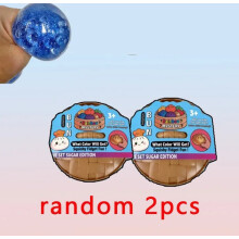 (random 2pcs) Hot Steamed Bun Squeezing Toy with Bamboo Steamer, Soft Stress Relieving Toy, Pinching Music, Creative Birthday Gift