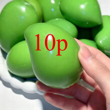 (10PC) Handmade CrispyStress Ball Squeeze Toy,ASMR Sensory Stress Relief Toy Color-Changing Mango Squishy Fidget **