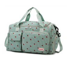 (Green) Corduroy Travel Tote Bag Large Capacity Carry On Travel Bag With Shoe Compartment Sports Fitness Bags For Women Duffle Bags