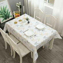 (Leaves,137x137 Tablecloth Only)Peva wasserdichte Tischdecke einfach kariert ölfest Tischdecke Home Dining Dekor
