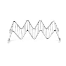 (4 Holder)Stainless Steel Material Ushaped Taco Holder Table Food Rack Tool Convenient