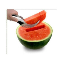 Watermelon Cutter Slicer Knife Server Corer Scoop Stainless Steel Carve Tool