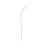 (Transparency)Reusable Silicone Drinking Bent Straws Solid Color Round Shape Brushes Cleaning 1