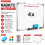 4X Magnetic Whiteboard 700x500mm Office School Board 1