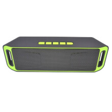 (Green)Bluetooth Speaker Fashion Simple Classic Home Outdoor Portable Wireless Car