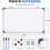 4X Magnetic Whiteboard 700x500mm Office School Board 3