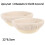 (Bowl)Round Rattan Wicker Dough Fermentation Bread Basket Baking Home Tool Set 1