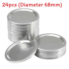 (24Pcs(68mm))Replacement Ball Regular Mouth Canning Mason Jar Lids Regular Mouth Tool Kitchen