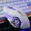 (White Silver)Wired Optical Gaming Mouse Adjustable Resolution Usb Interface 2