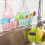 (Coffee)Kitchen Sink Soap Sponge Holder Organizer Adjustable Snap Hanging Basket Drain 9