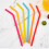 (Brush)Reusable Silicone Drinking Bent Straws Solid Color Round Shape Brushes Cleaning 9