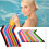 (Brush)Reusable Silicone Drinking Bent Straws Solid Color Round Shape Brushes Cleaning 6