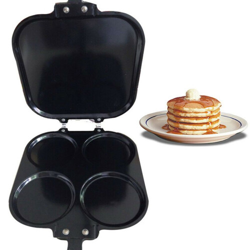 4 Hole Pancake Nonstick Pan Egg Pancake Maker Baking Cake Mold Kitchen Tools 2