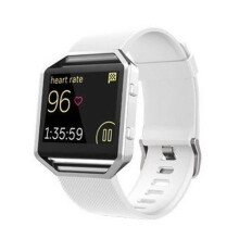 (Large,White)Sell Silicone Bracelet Wrist Band Strap Replace For Fitbit Blaze Smart Hot Watch