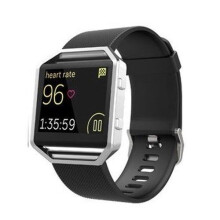 (Large,Black)Sell Silicone Bracelet Wrist Band Strap Replace For Fitbit Blaze Smart Hot Watch