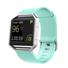 (Large,Teal)Sell Silicone Bracelet Wrist Band Strap Replace For Fitbit Blaze Smart Hot Watch