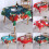 (Deer,180*140cm)Christmas Table Cloths Rectangular Printing Tablecloth Home Party Ornament Table 5