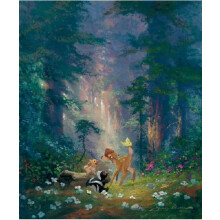 Charming Home Wall Art Featuring Adorable Forest Animals Like Rabbits Deer