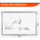 4Pcs 900 x 600mm Extra Large Magnetic Whiteboard UK 4