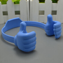 (Blue)Suporte para telefone polegar para cima suporte universal design conveniente e prático