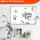 4Pcs 900 x 600mm Extra Large Magnetic Whiteboard UK 7