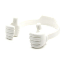(White)Suporte para telefone polegar para cima suporte universal design conveniente e prático