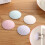 (Pink)Wall Protector Door Handle Bumper Guard Stopper Antislip Sticker Self Adhesive 4