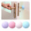 (Violet)Wall Protector Door Handle Bumper Guard Stopper Antislip Sticker Self Adhesive 2