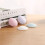 (Violet)Wall Protector Door Handle Bumper Guard Stopper Antislip Sticker Self Adhesive 3