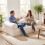 Convertible Folding Sofa Bed, 4-In-1 Corduroy, Beige 1