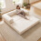 Convertible Folding Sofa Bed, 4-In-1 Corduroy, Beige 3