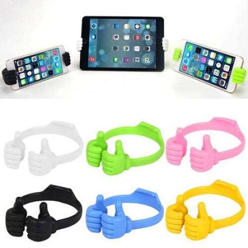 (Pink)Suporte para telefone polegar para cima suporte universal design conveniente e prático 2