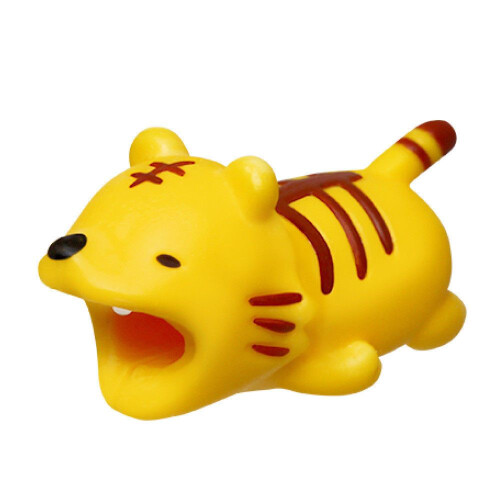 (Crocodile)Cartoon Animal Data Cable Protective Cover Pvc Material Convenient Practical 2