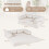 Convertible Folding Sofa Bed, 4-In-1 Corduroy, Beige 5