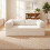 Convertible Folding Sofa Bed, 4-In-1 Corduroy, Beige 6