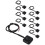 10Pcs 12V/24V  Momentary Push Button /Off , Surface Mount, Easy Installation for Electronic Experiment 1