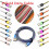 (Gold,0.2m)Android Micro USB Ladekabel mit robustem Nylon geflochtenes Material zum schnellen Laden 1