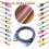 (Black,2m)Android Micro USB Ladekabel mit robustem Nylon geflochtenes Material zum schnellen Laden 1