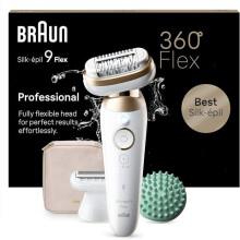 Braun Epilatore Elettrico Silk-épil 9 Flex SES9011 Bianco/Oro