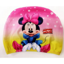 (Minnie Mouse)Chapéus infantis desenhos animados Land Resort estampa estilo natação elegante e fofo