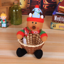 (Elk,M（15*20cm）)Cesta de doces de Natal infantil caixa de doces frasco presente enfeite de Natal decoração para casa